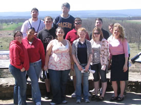Group Photo of Field Trip to Gettysburg