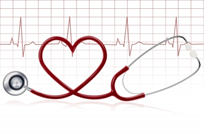 Healthy Heart stethoscope and EKG