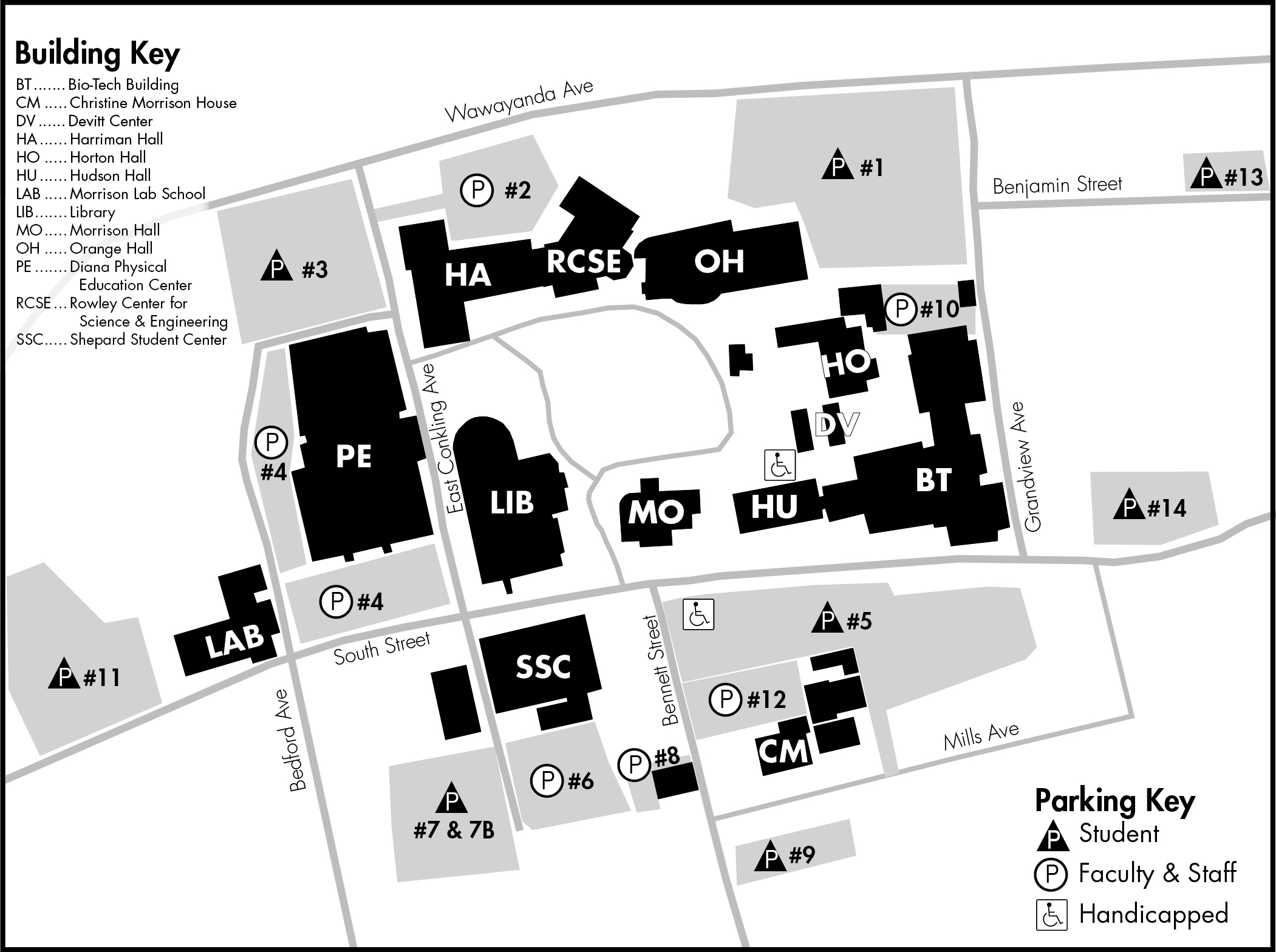 Suny Orange Maps Amp Directions Middletown Campus Induced Info